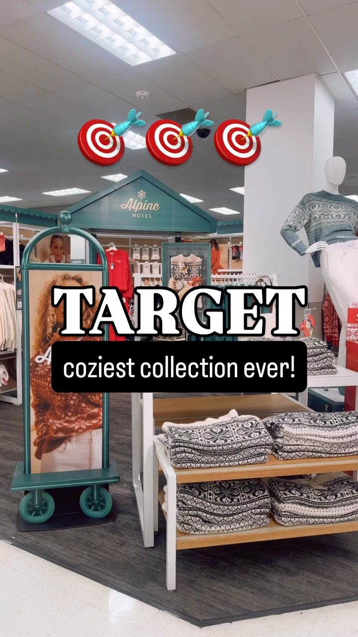 The coziest TARGET collection ever!!! 🎯⛷️☕️  I can’t wait to snuggle up by the fire in one of these super soft sweaters with a warm drink & good book!

Winter
Sweater
Sweatpants 

#targetstyle #alpine #apresski #skiresort #winterstyle #cabinfever #winterbreak #newarrivals #targetshopper 