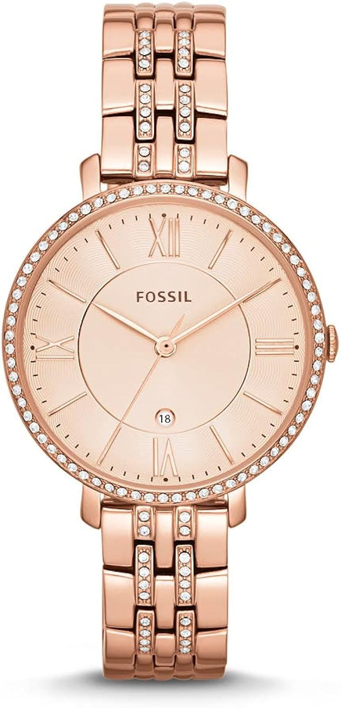 Fossil Women's Jacqueline Stainless Steel Dress Quartz Watch | Amazon (US)