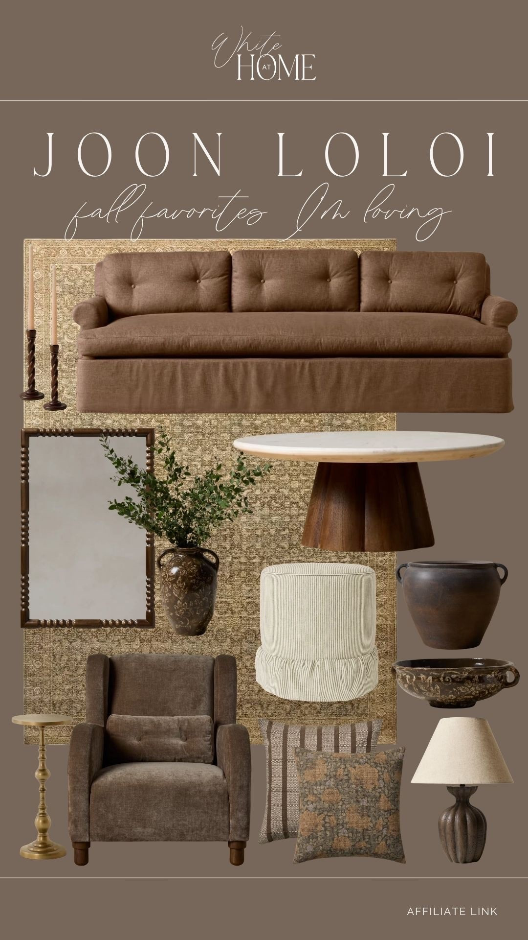 Joon Loloi has all the earthy tones, warm patterns, and textured finds for the fall season. Think rich wood hues, soft terracotta shades, and cozy textures for a living space that feels elevated and refined, yet lived-in and functional.

#LTKHome