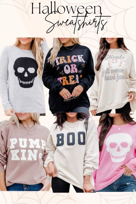 Halloween Sweatshirts - Halloween tshirts / Pinklily finds / Pinklily graphics / Halloween 

#LTKSeasonal #LTKBacktoSchool #LTKFind