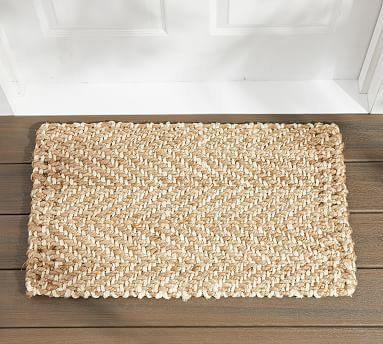 Herringbone Natural Fiber Doormat | Pottery Barn (US)
