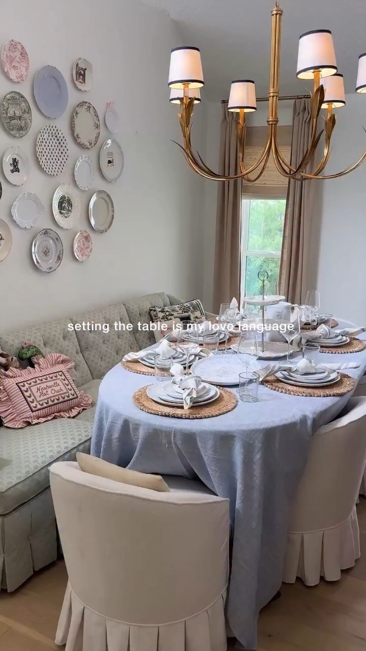 setting the table is my love language 🤍 @Pottery Barn 

summer tablescape
pottery barn
summer hosting
summer party
table setting

#LTKSeasonal #LTKHome