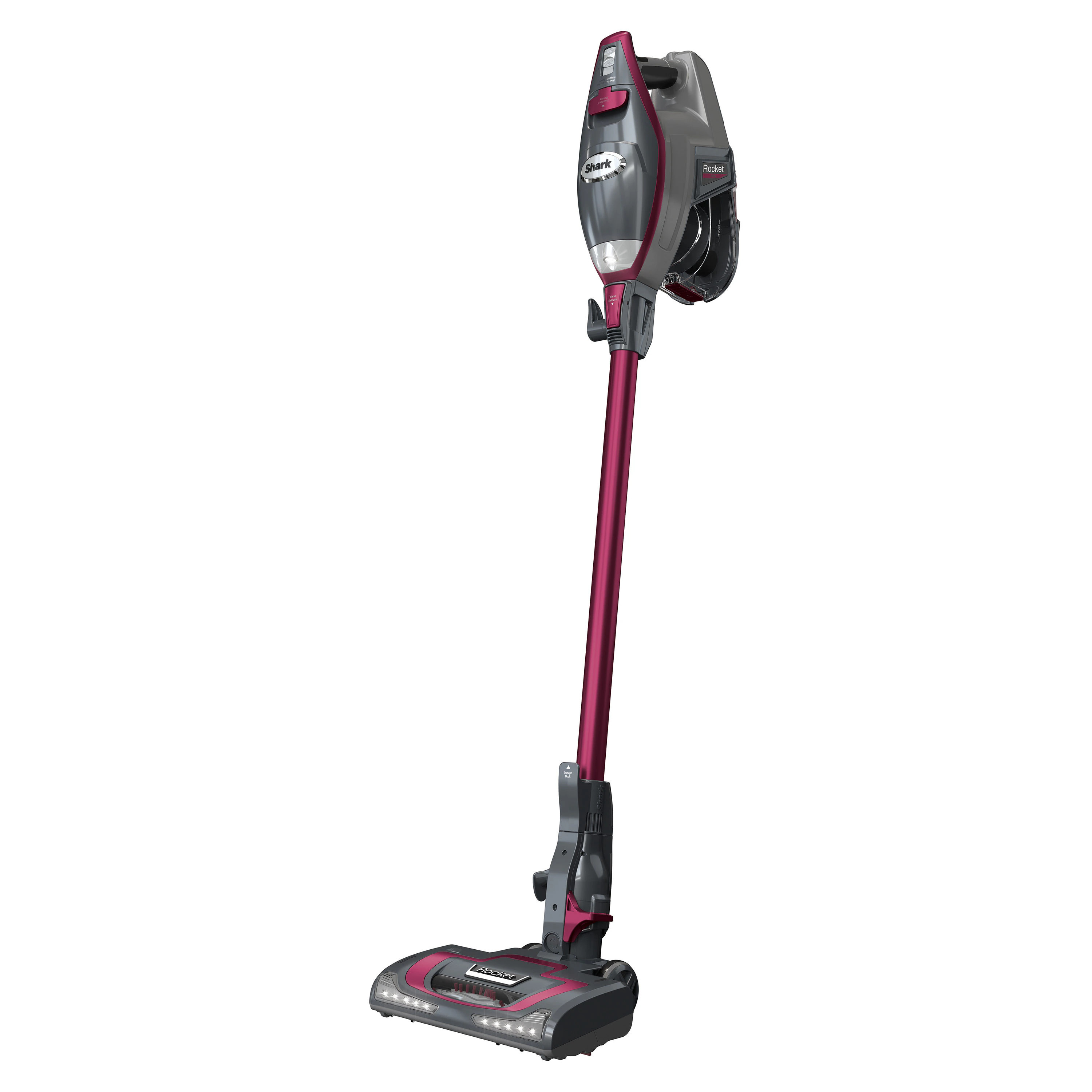Shark Rocket Pro Corded with Headlights Ultra-Lightweight Pet Stick Vacuum Cleaner (Convertible to Handheld) in Purple | HV371 | Lowe's