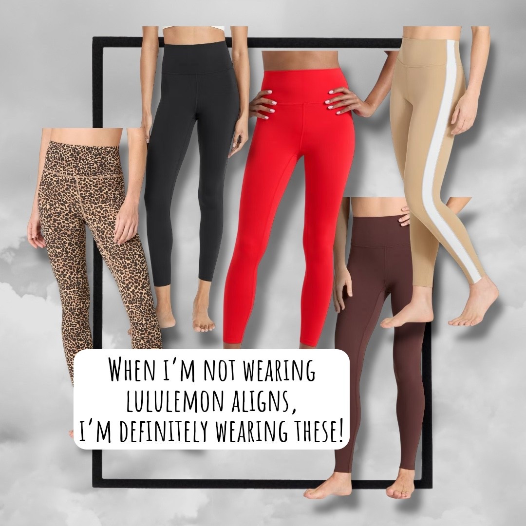 I live by lululemon align leggings, BUT if I’m not wearing those, you can DEFINITELY catch me wearing this super affordable option from Target!! Buttery soft & stretchy, lots of color options! I wear a Medium.

Athleisure wear, lululemon style, mom fit


#LTKStyleTip #LTKFindsUnder50 #LTKActive