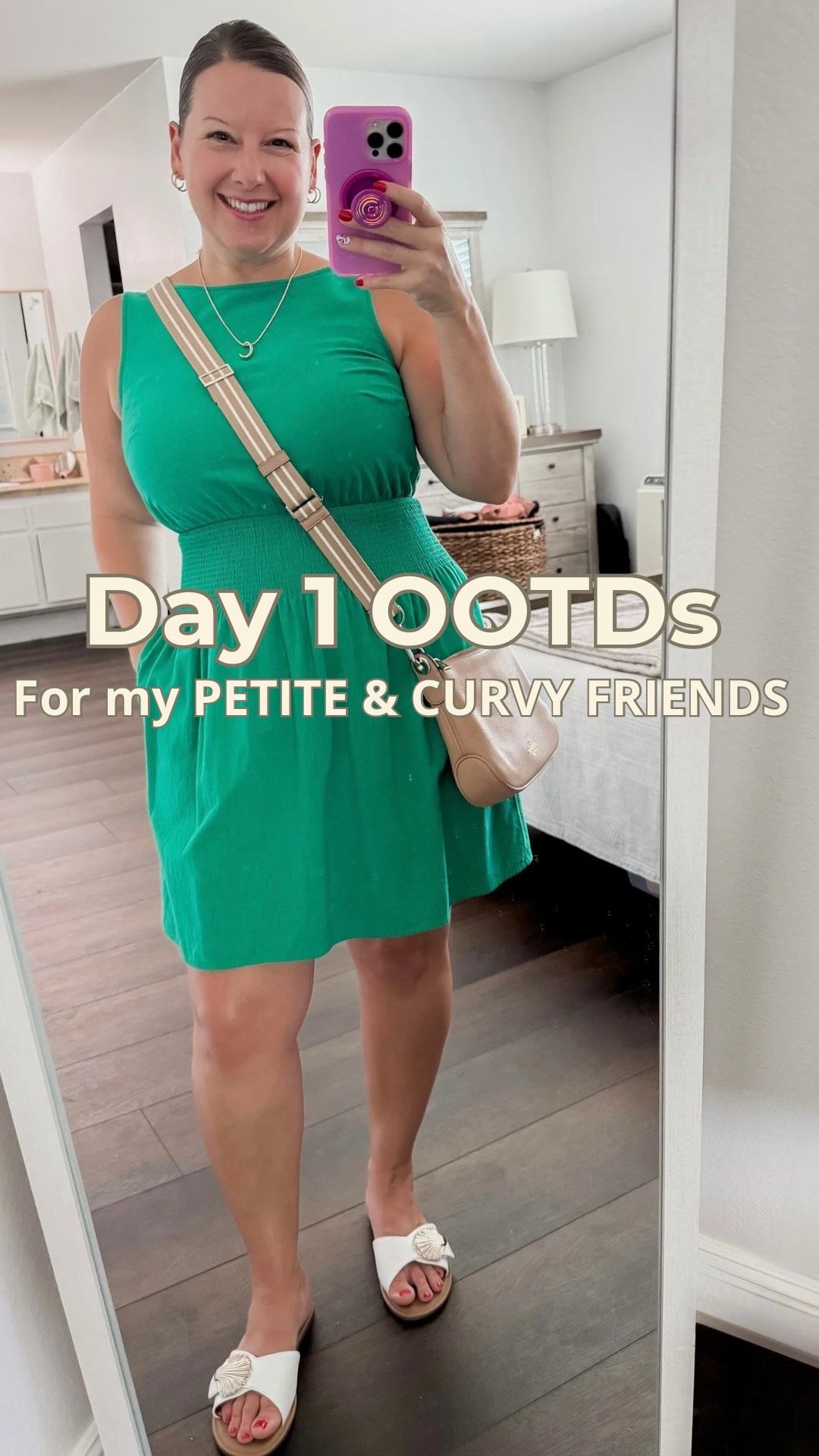 OOTD | Linen Mini Sundress 💚 

Summer Style | Petite & Curvy Fashionn