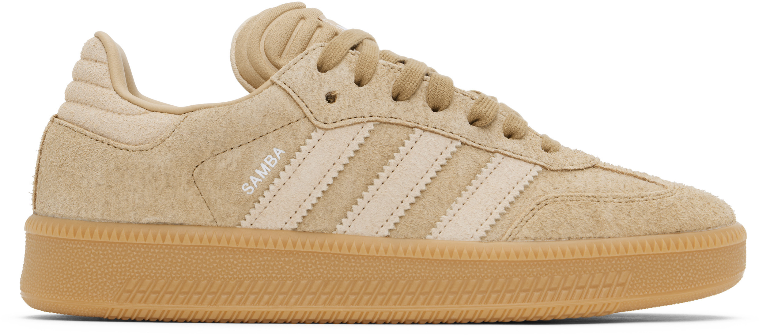 adidas Originals Beige Samba XLG Sneakers | SSENSE