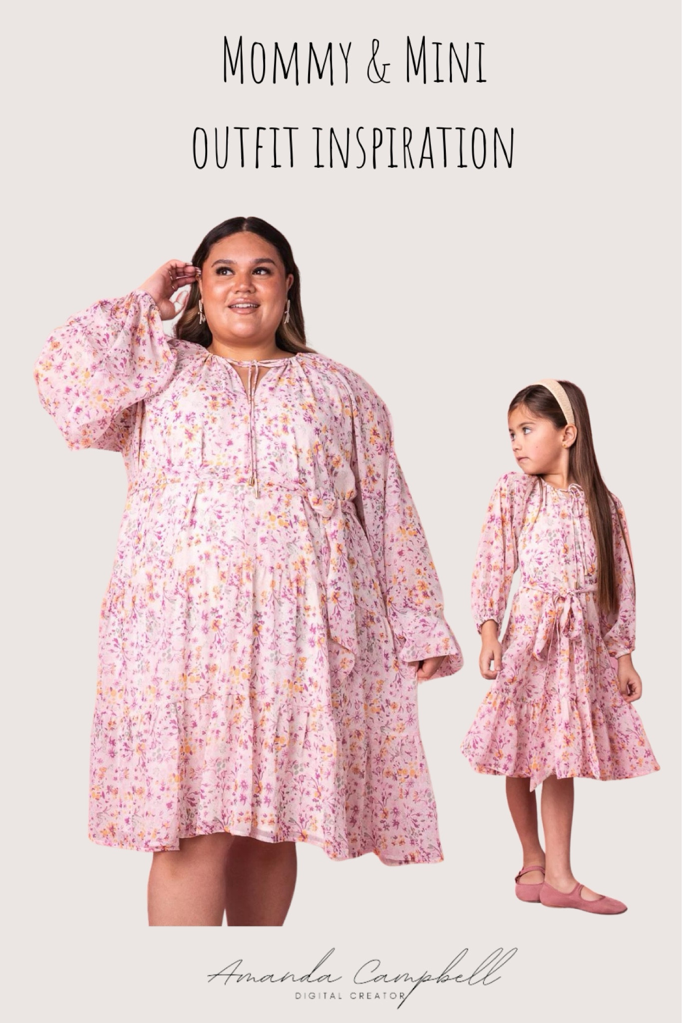 Introducing our best-selling Imogen Dress in a SHORT version for the first time ever! Featuring a beautiful multicolor floral print on a cream base. The v neckline is accented with an attached neck tie, while the sheer long sleeves add an elegant touch. With a tiered skirt and functional waist tie, this knee-length dress can be easily styled to achieve an oversized or maternity friendly fit.

Content:

Base color is cream with a multicolor floral print throughout
V neckline with an attached neck tie
Sheer long sleeve with an elastic closure
Small v cutout detailing on back
Knee length, tiered skirt with a removable + functional waist tie
Pull-over style with an oversized fit
Lined throughout bodice and skirt
Fabric has no stretch
Maternity friendly
Length:

Size Small from shoulder to hem: 36.25"
Size 1X from shoulder to hem: 40"
Fabric:

Shell - 100% Polyester
Lining - 97% Polyester, 3% Spandex
Care:

Gentle wash cold; lay flat or hang to dry
Warm iron if needed

#LTKplussize #LTKfamily #LTKstyletip