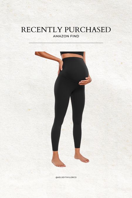 Just ordered these maternity leggings - reviews are so good and say they are similar to lululemon aligns - I sized down to an XS based off of reviews - come in so many colors! 

#LTKfitness #LTKbump #LTKfindsunder50