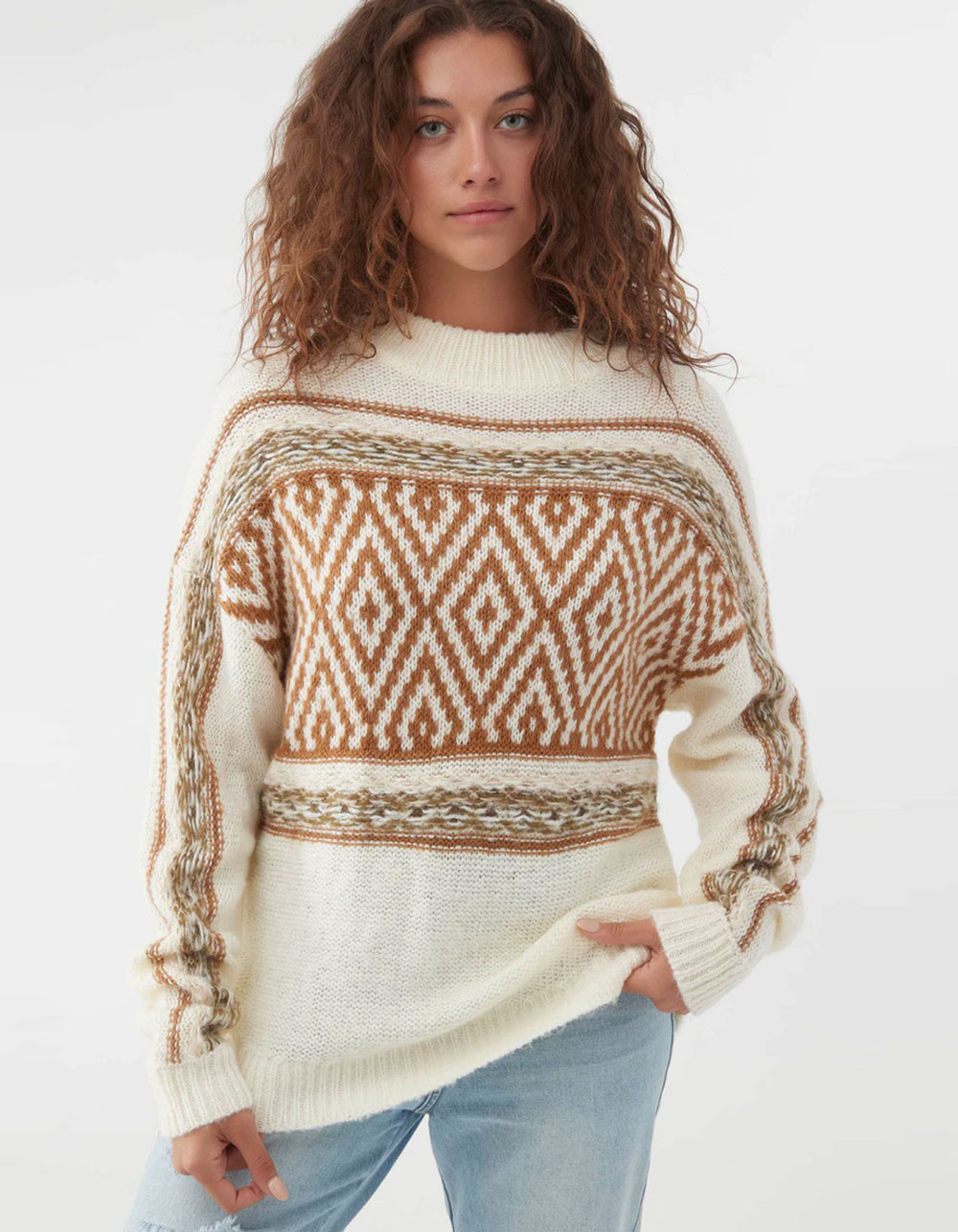 O'NEILL Floyd Womens Argyle Sweater | Tillys