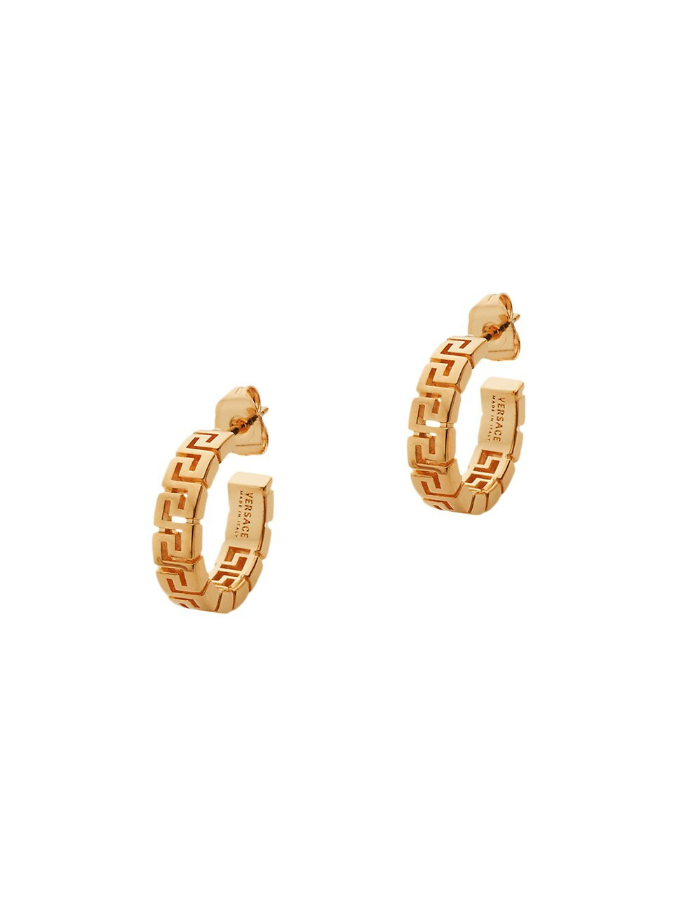 Greca Goldtone Huggie Hoop Earrings | Saks Fifth Avenue