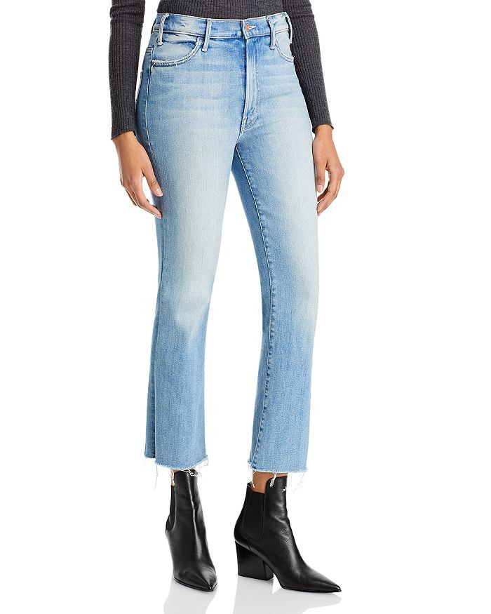 The Hustler High Rise Frayed Flare Leg Ankle Jeans | Bloomingdale's (US)