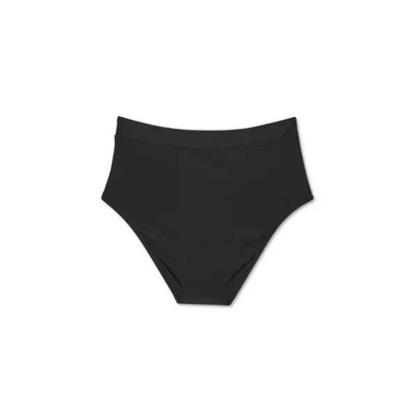 Women's High Waist Modern Bikini Bottom with Pocket - Kona Sol™ Black | Target