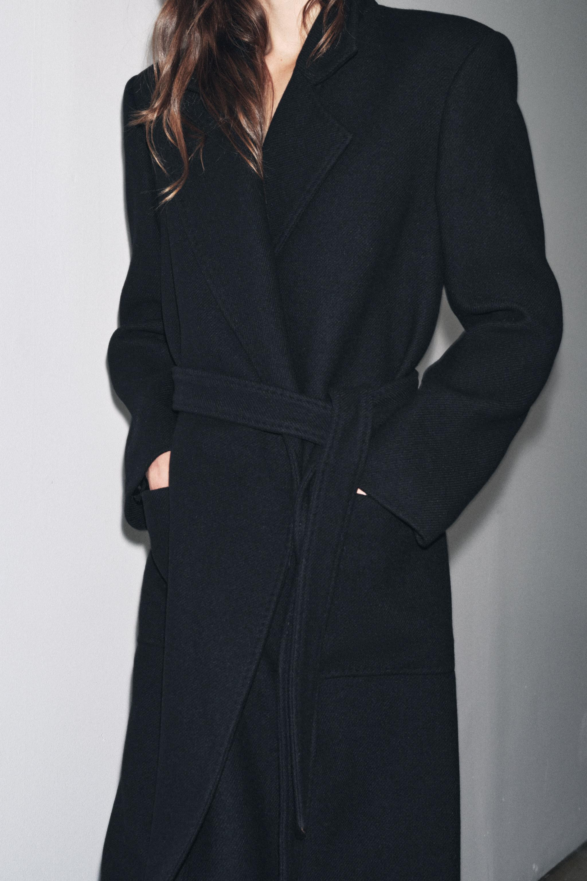 WOOL BLEND COAT ZW COLLECTION | Zara UK