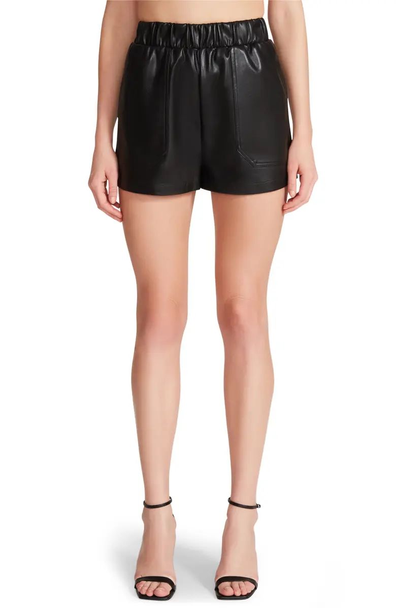 Chic Faux Leather Shorty Shorts | Nordstrom