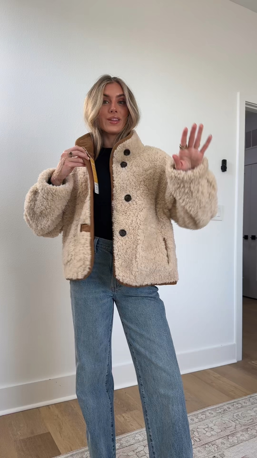 Amazon size small Chevara Women’s Reversible Double-Faced Jacket Stand Collar Long Sleeve Button Down Faux Suede Jacket Coat

#LTKSeasonal #LTKFindsUnder100 #LTKootd