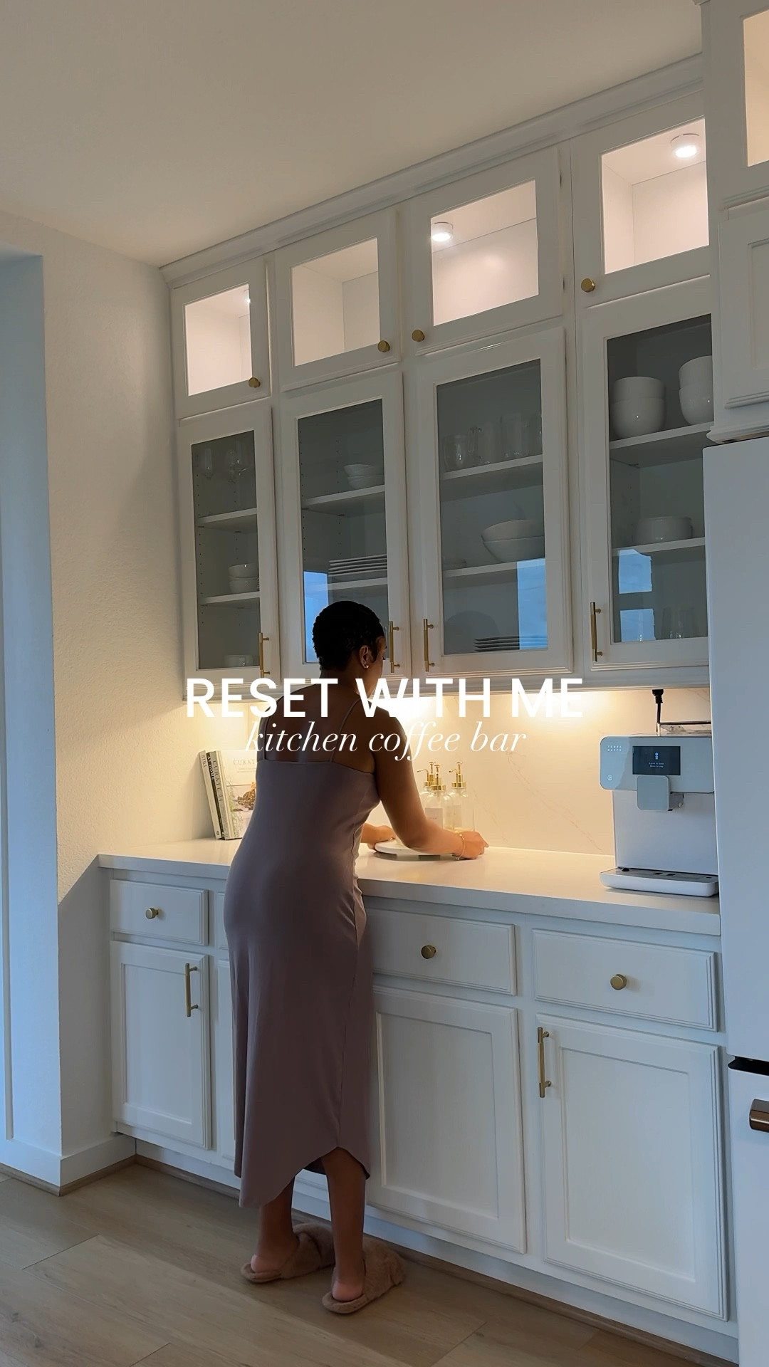 Clean and reset my simple/minimal coffee bar with me ☕️🤎 I drink coffee daily so it’s important I keep my coffee & sugar free coffee syrups stocked! I opted for neutral coffee bar decor to keep the space light and airy 🤍 

#LTKfindsunder100 #LTKVideo #LTKhome