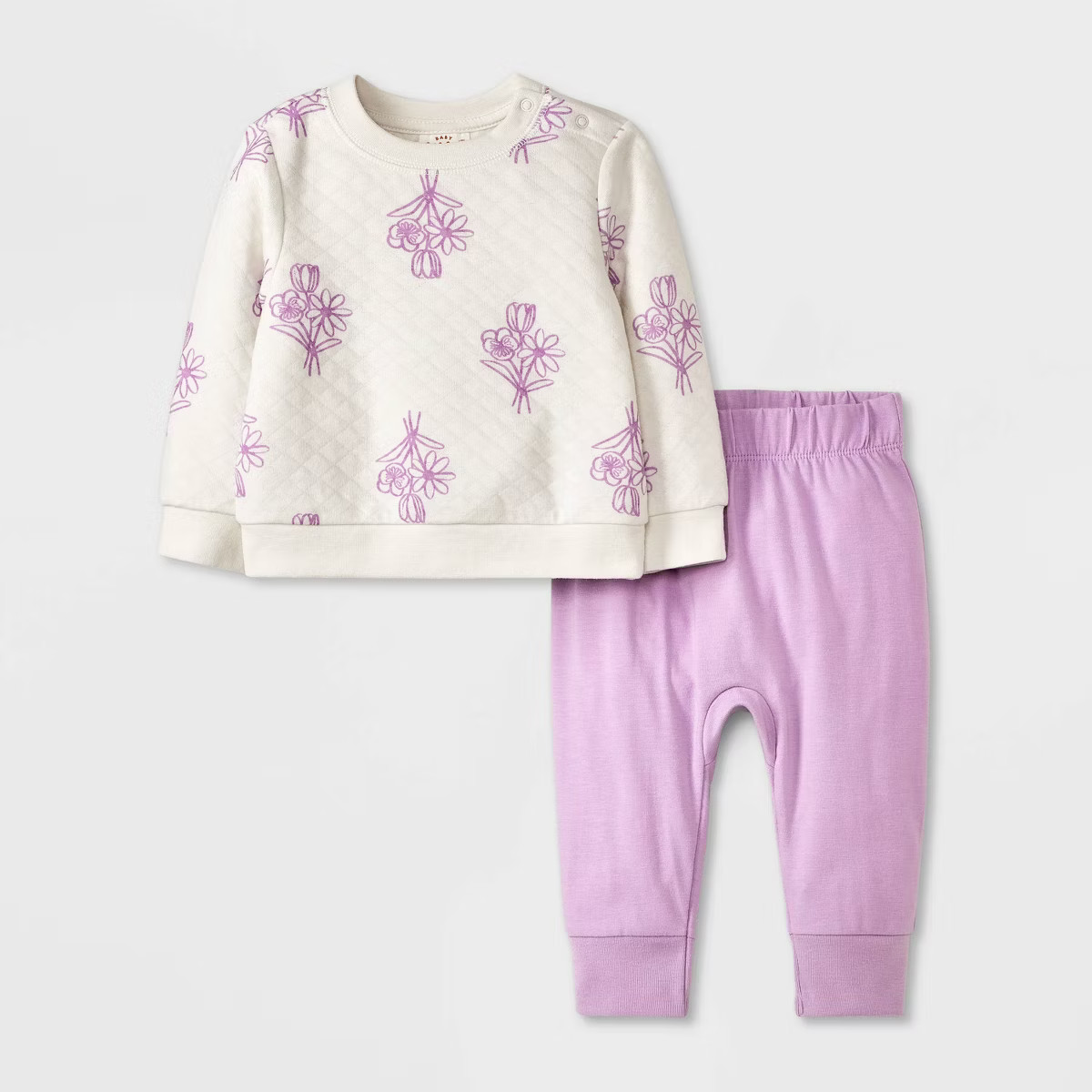 Baby Girls' Quilted Top & Bottom Set - Cat & Jack™ | Target