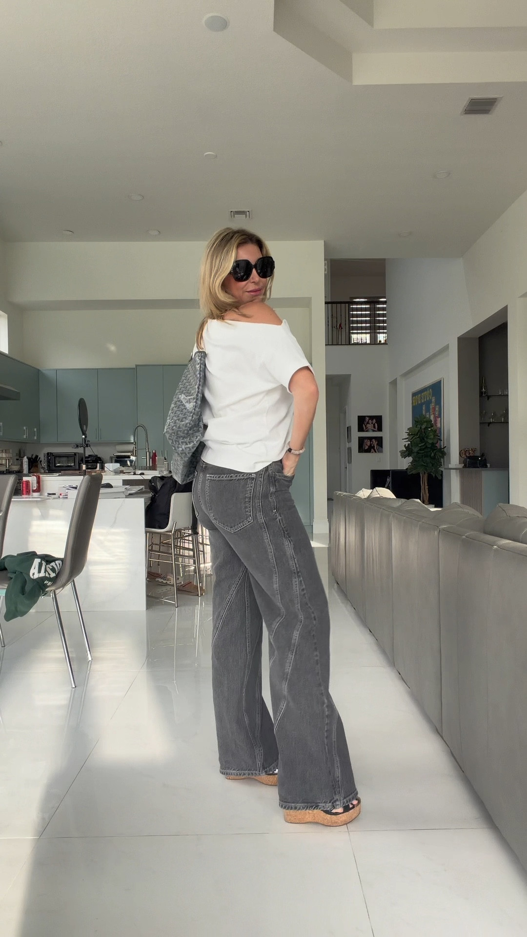 Obsessed with these jeans they make my legs look so long. I’m wearing a size 27. They are long and I am wearing wedges with these. Also, the top is very comfortable and reasonably priced. I’m wearing a size small. 

#LTKOver40 #LTKStyleTip #LTKFindsUnder100