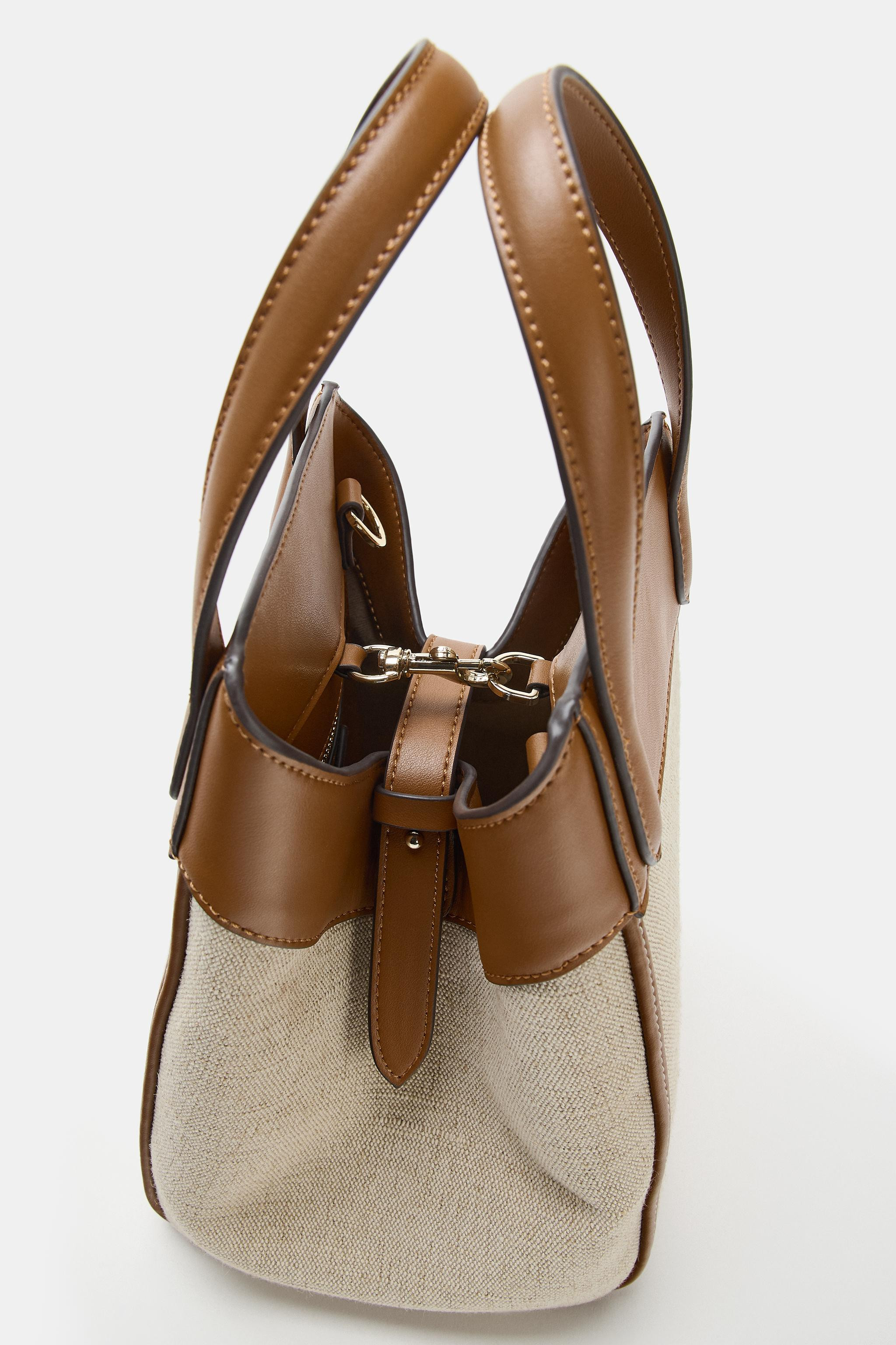 CANVAS CROSSBODY BAG | Zara US