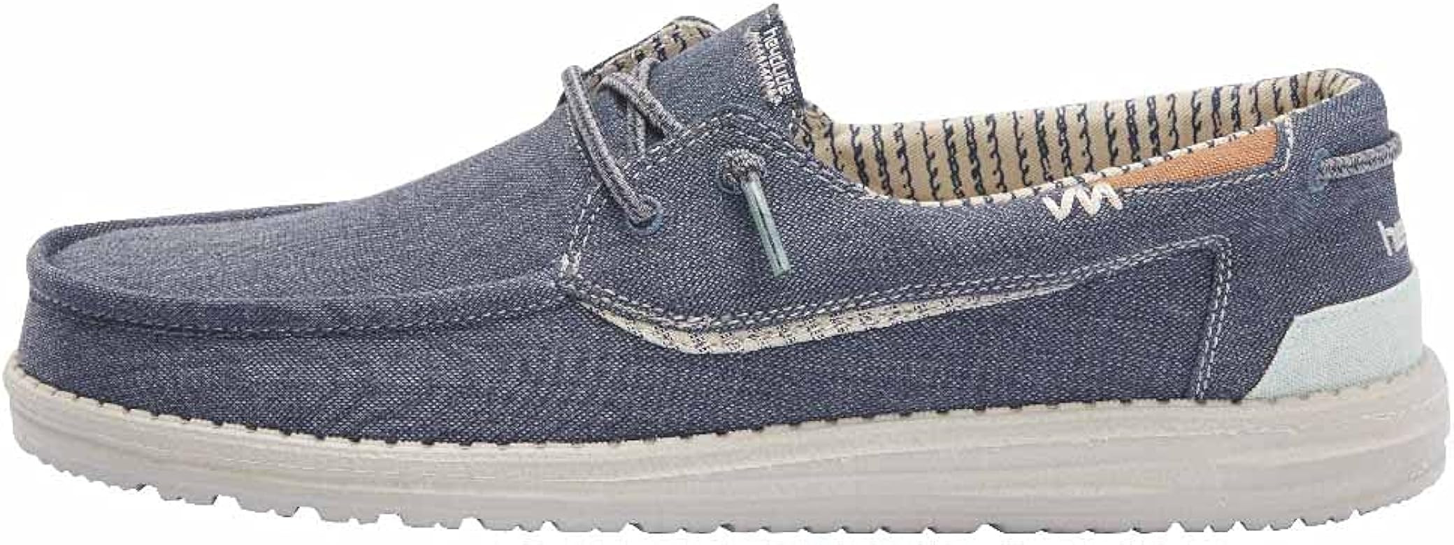 Hey Dude Men's Wally Loafer Multiple Colors | Men’s Shoes | Men's Lace Up Loafers | Comfortable... | Amazon (US)