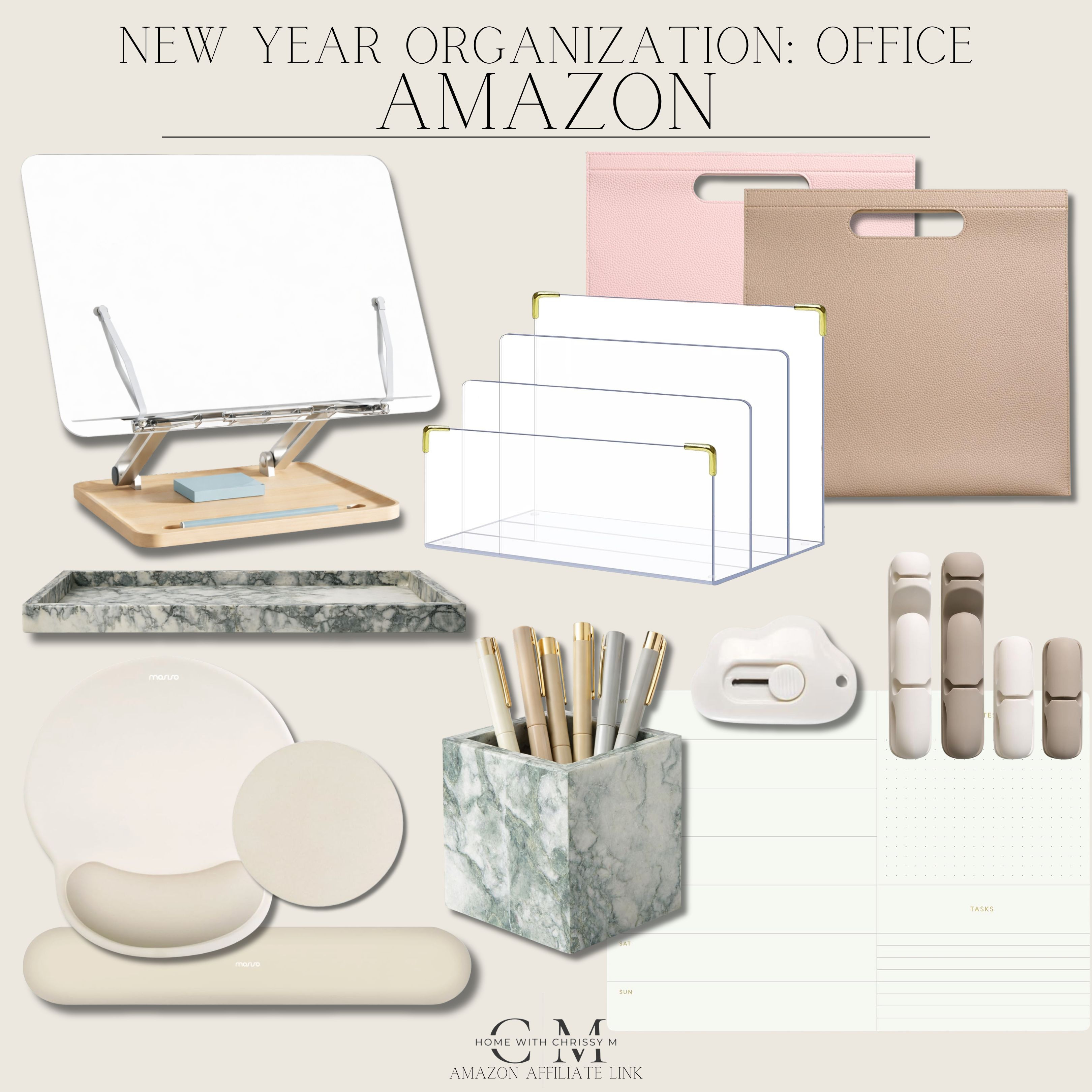 New Year Self-Organization from Amazon!
Amazon Home / Aesthetic Planners / Minimalist Daily Planners / Undated Planners / Goal-Setting Journals / Habit Trackers / Linen-Covered Notebooks / Leather-Bound Journals / Desk Organizers / Acrylic Drawer Trays / Pen Holders / File Sorters / Monitor Stands / Desk Lamps / Minimalist Wall Calendars / Dry-Erase Boards / Cork Boards / To-Do List Pads / Weekly Planning Pads / Neutral Storage Bins / Label Makers / Paper Trays / Cable Management Boxes / Laptop Stands / Desk Mats / Home Office Shelving
 

 

#LTKdayinmylife #LTKSeasonal #LTKHome