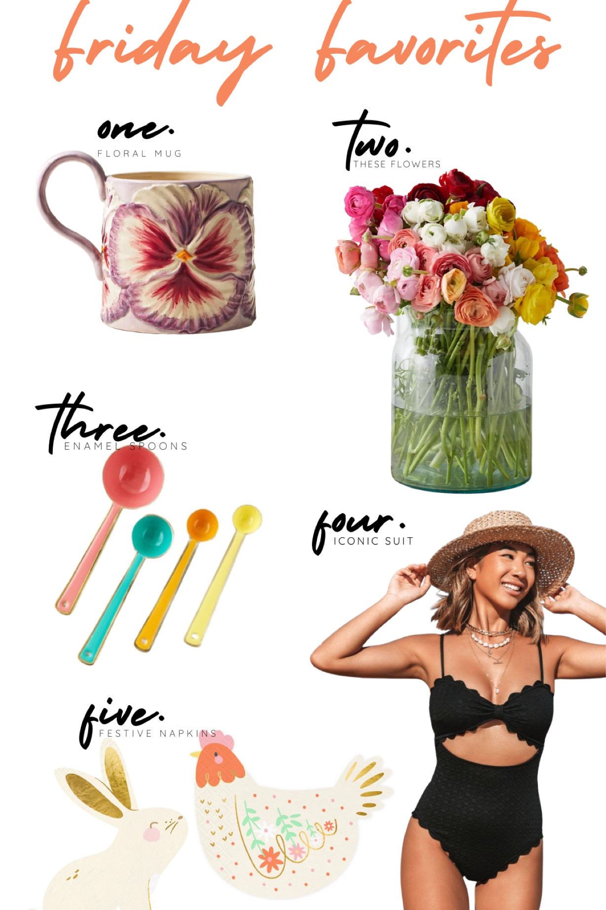 Friday favorites spring edition! This mug is so good in person and the rooster napkins are EVERYTHING 

#LTKunder50 #LTKSeasonal #LTKstyletip