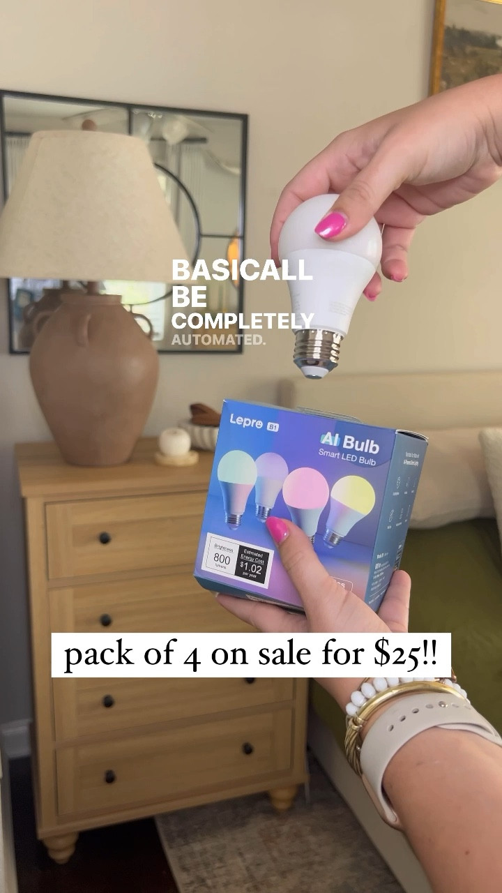 Smart lightbulbs are on sale 50% off! 

#LTKstyletip #LTKunder50 #LTKhome