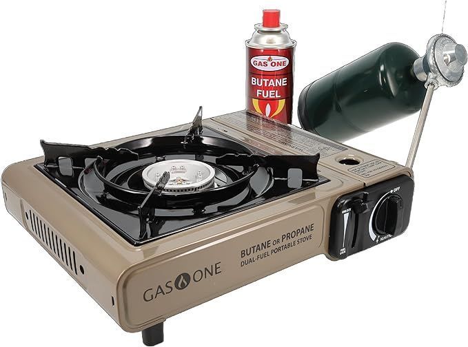Gas One GS-3400P Propane or Butane Stove Dual Fuel Stove Portable Camping Stove - Patent Pending ... | Amazon (US)