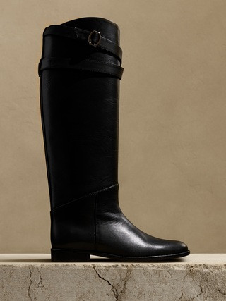 Cheval Leather Riding Boot | Banana Republic (US)