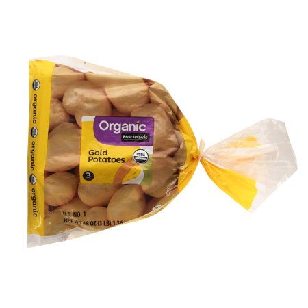 Marketside Organic Gold Potatoes, 3 lb Bag | Walmart Online Grocery