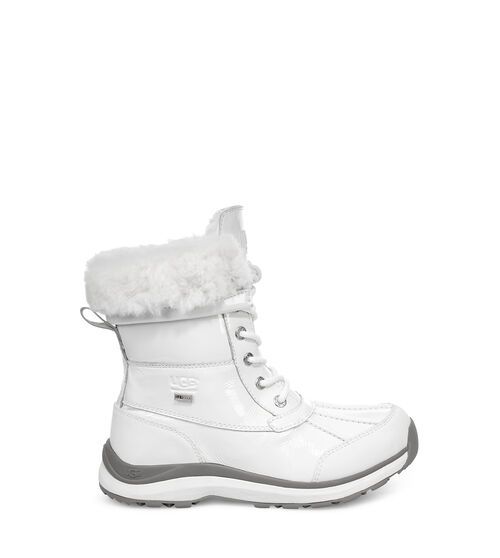UGG Women's Adirondack III Patent Boot Leather In White, Size 5 | UGG (US)