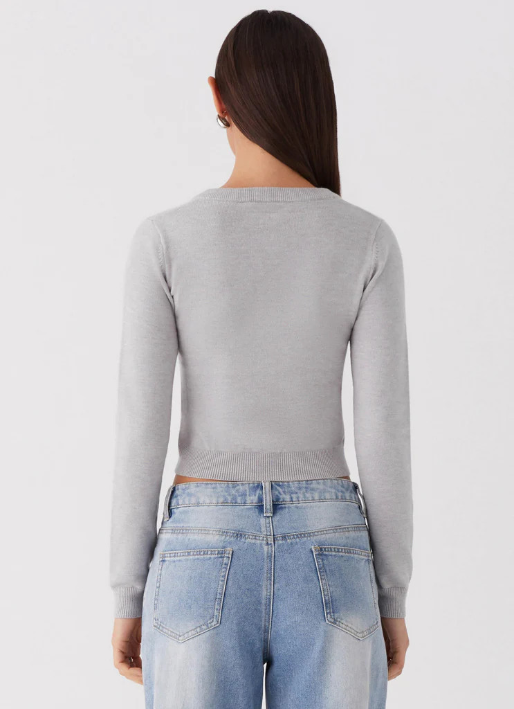 Selby Knit Cardigan - Grey | Peppermayo (Global)