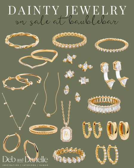 Dainty jewelry sale!! ✨ 

#LTKsalealert #LTKGiftGuide #LTKHoliday