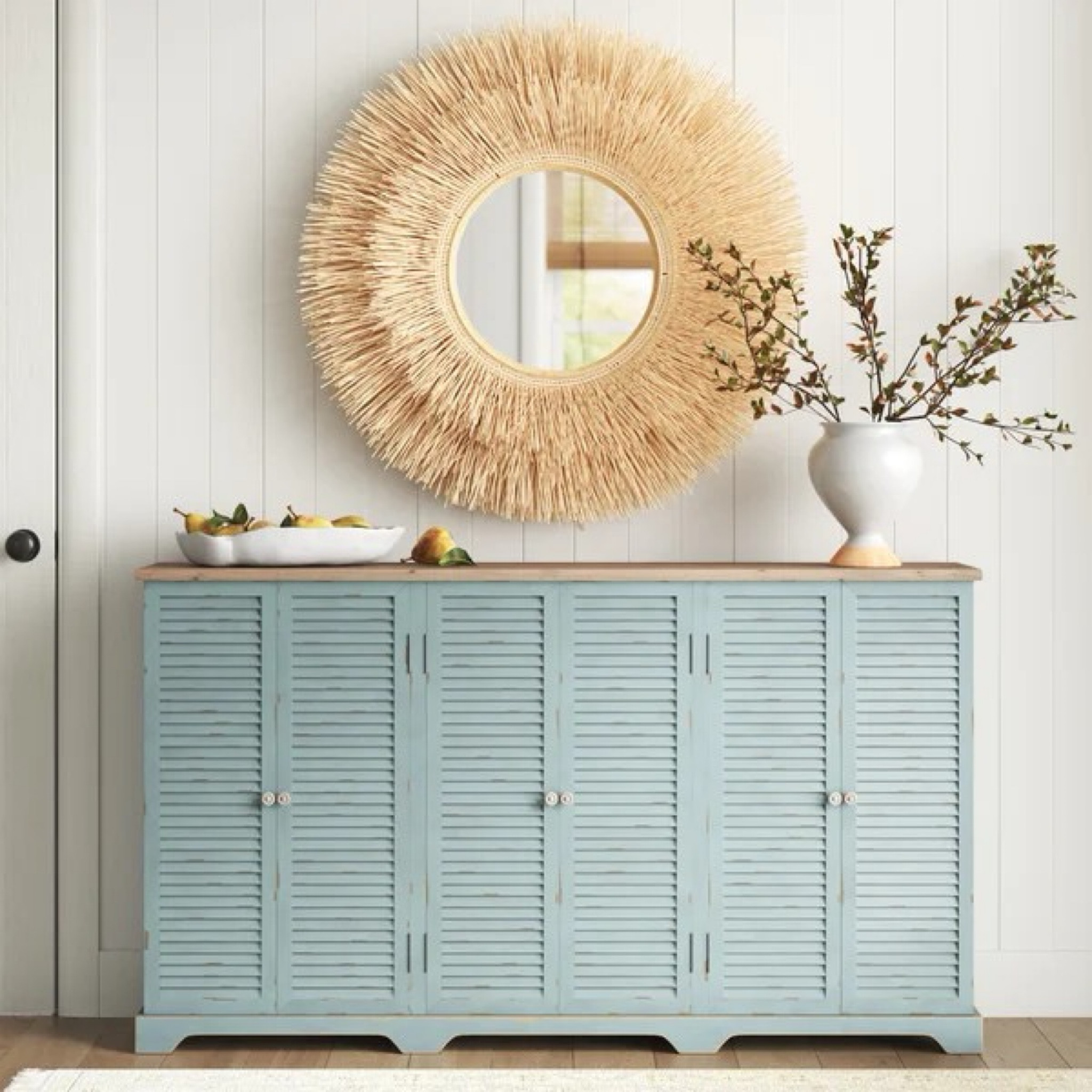 Beautiful Side Table Buffet 
Beach Style Buffet, coastal style 

#LTKhome #LTKsalealert