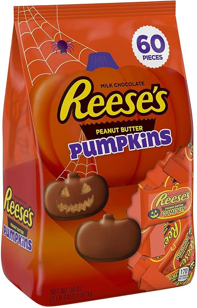 Reese's Peanut Butter Pumpkins 60CT 38OZ | Amazon (US)