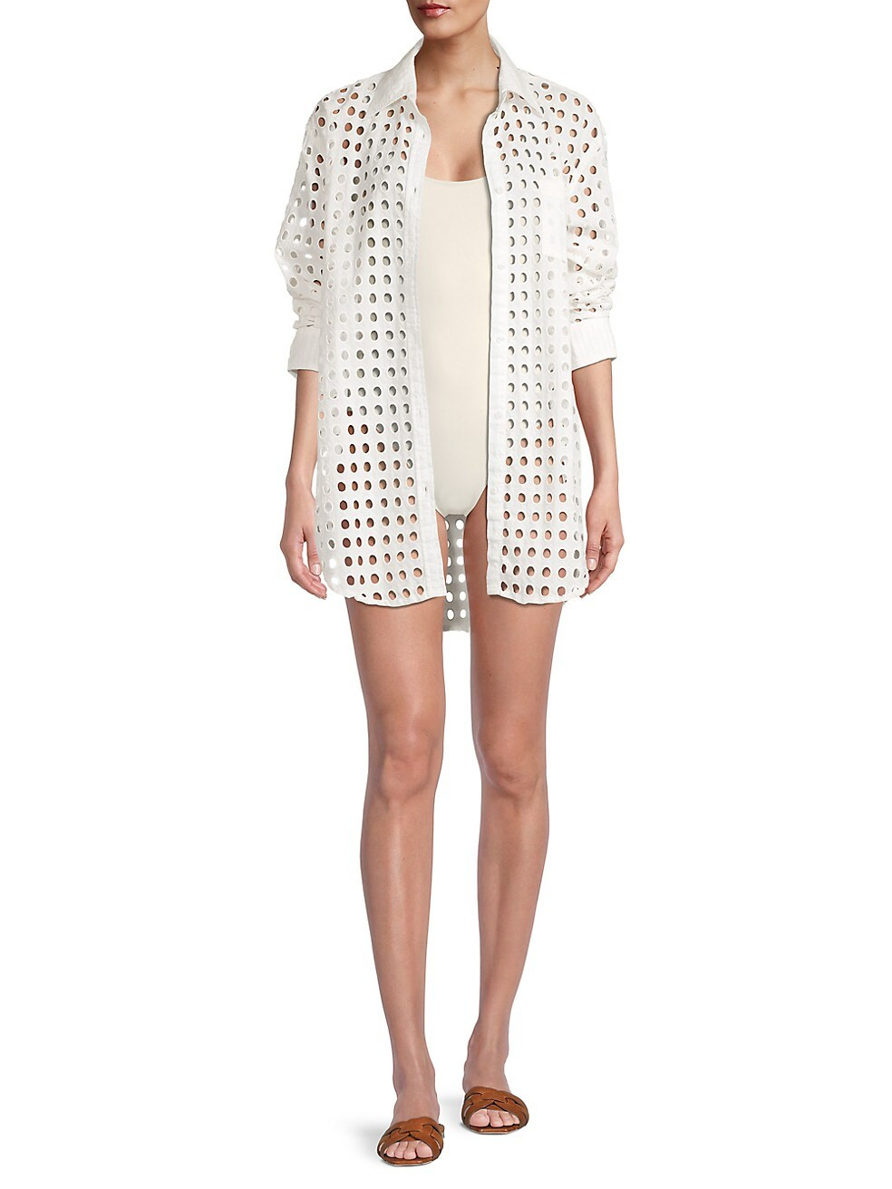 The Oxford Eyelet Tunic | Saks Fifth Avenue