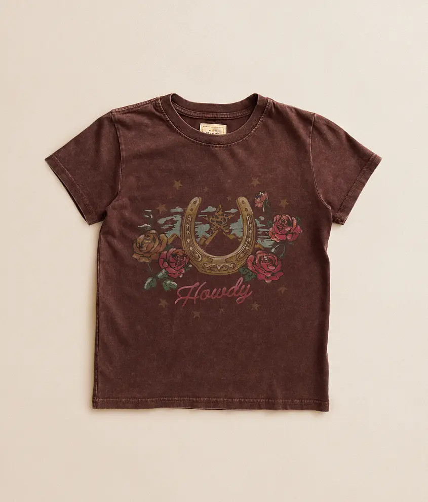 Girls - Sterling & Howdy Oversized T-Shirt | Buckle