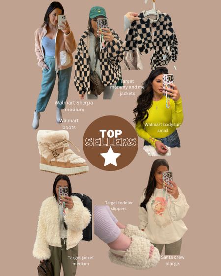 Top sellers
Walmart
Target
Faux fur boots 
Bodysuit 
Jacket 
Sherpa 
Toddler 


#LTKunder100 #LTKkids #LTKbaby