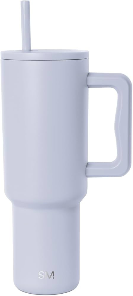 Simple Modern 40 oz Trek Tumbler with Handle and Straw Lid | Cup Holder Friendly Insulated Stainl... | Amazon (US)