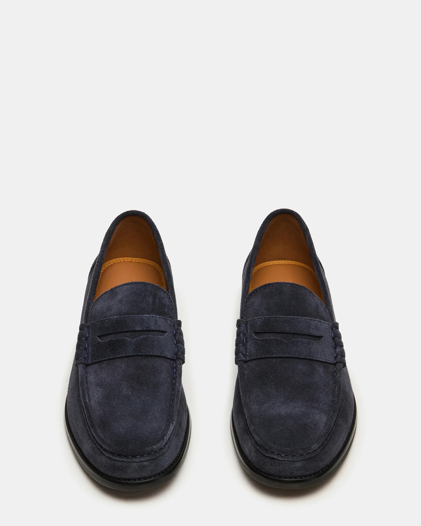 HUCKLE Navy Suede Slip-On Men's Loafer | Steve Madden (US)