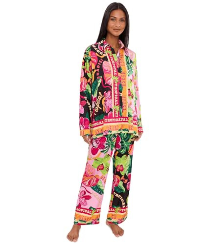 Show Me Your Mumu, Womens, Sleep In Pj Set, Hot Topic Nights Silky, Large | Amazon (US)