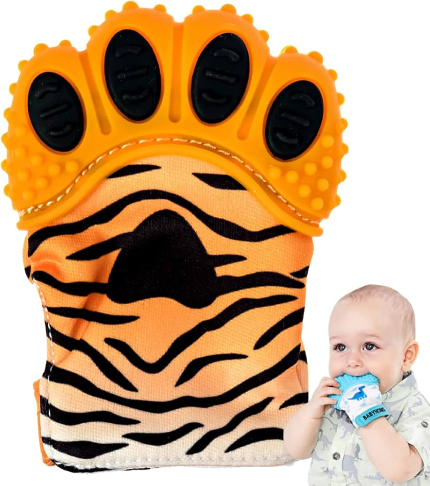 ® Teething Mitten | Orange Tiger Teething Paw | Amazon (US)