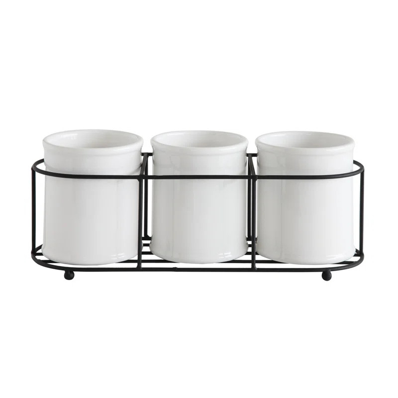 Danard Metal Rectangle Flatware Caddy | Wayfair North America