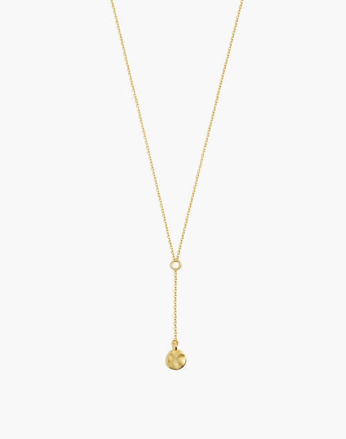 Melting Coin Lariat Necklace | Madewell
