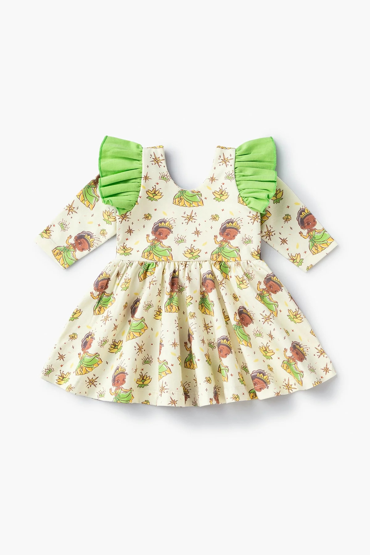 Disney Princess Double Ruffle Let's Dance Dress - Organic Baby, Toddler, & Kids Clothes - Monica ... | Monica + Andy