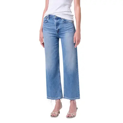 AGOLDE Ren High Waist Wide Leg Jeans in Measure at Nordstrom, Size 29 | Nordstrom