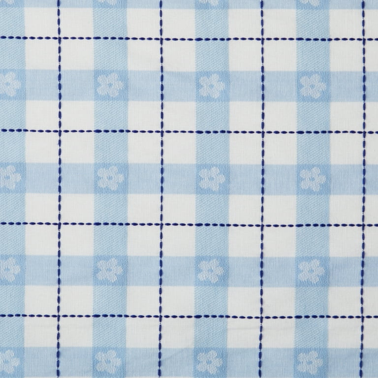 The Pioneer Woman Daisy Woven Fabric Tablecloth, Blue, 60" W x 102" L | Walmart (US)