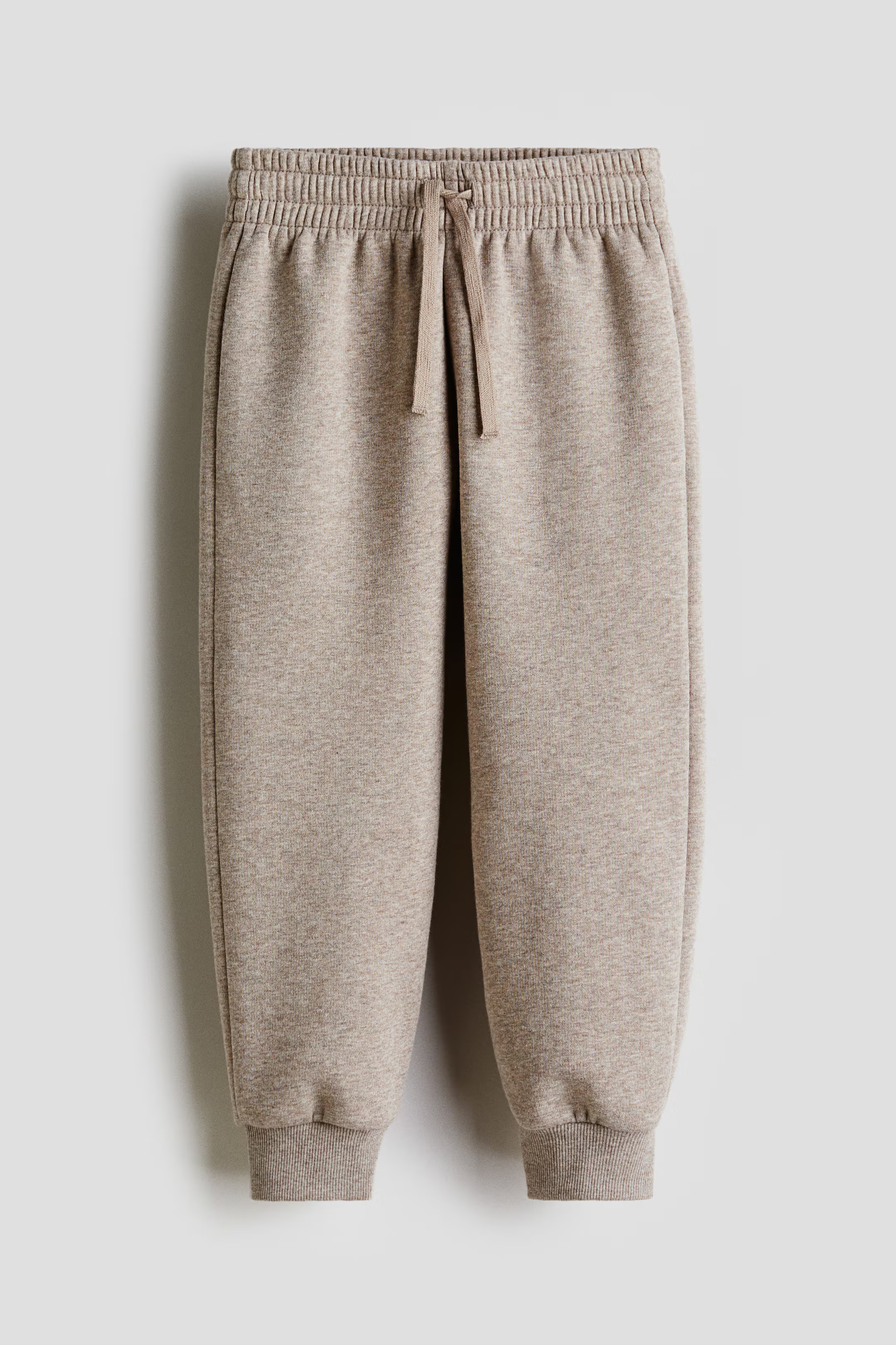 Brushed-Inside Joggers - Beige melange - Kids | H&M US | H&M (US + CA)
