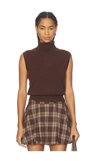 Avah Sweater in Brown | Revolve Clothing (Global)