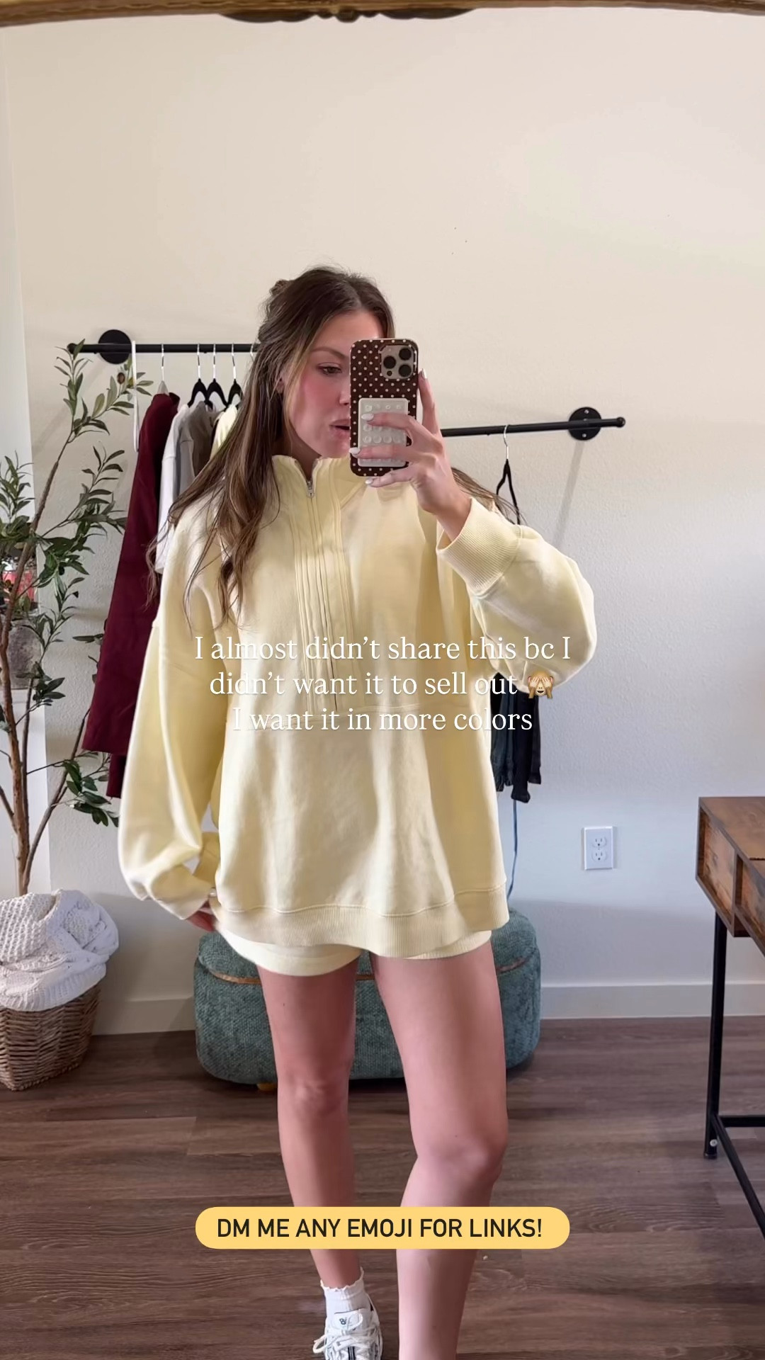 Butter yellow Matching set for spring - love this to throw on as a SAHM who still wants to look cute and put tighter! 